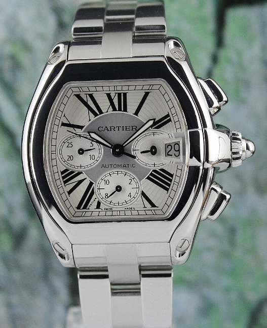 (image for) A CARTIER ROADSTER AUTOMATIC CHRONOGRAPH WATCH / 2618